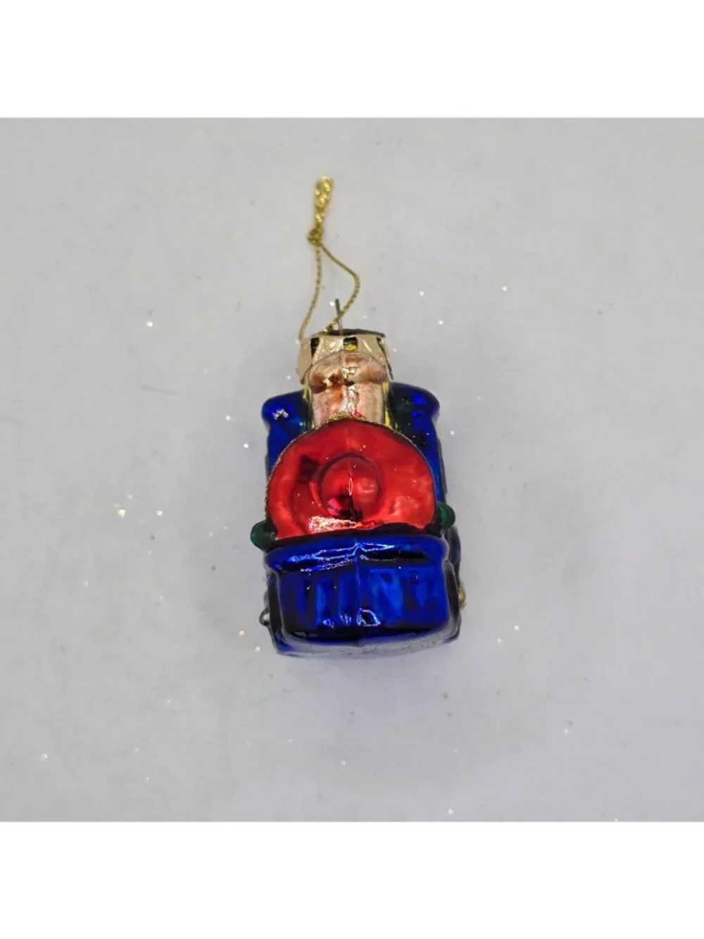 Christmas Ornament Glass Train Locomotive Thomas Pacconi Museum Series 2003 VTG